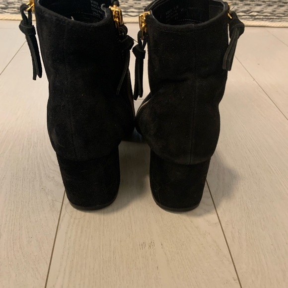 Cole Haan Saylor Grnd Botie II Boots Black Suede Size 6.5B - Picture 6 of 10